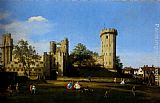 Canaletto The Eastern Facade Of Warwick Castle painting